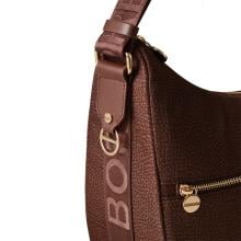 Borbonese Borsa Luna Bag Medium con taschino Noisette - 934109I15038 - 6