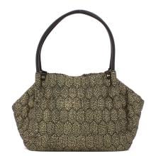 Borbonese Honey bag shopping medium OP Naturale Nero - 91010127AH1X11 - 1