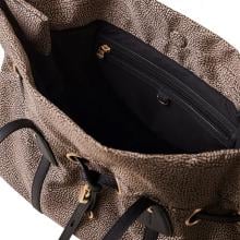 Borbonese Prive shopping large OP Naturale Nero - 91010230AH1M32 - 5