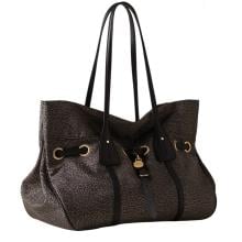 Borbonese Prive shopping large Catrame - 91010230AH1M32 - 2