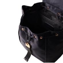 Borbonese Zaino Medium Dark Black - 91010051AH1Y66 - 6