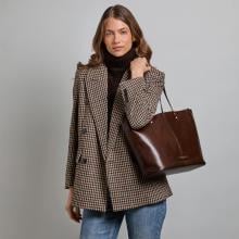 The Bridge Lisa Shopping bag Moka Oro - 042006E6 TV - 2