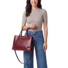 The Bridge Monica shoping bag Barolo Oro - 04501601 01A - 2