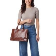 The Bridge Monica shoping bag Marrone Oro - 04501601 14 - 2