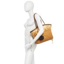 Gianni Chiarini Borsa a spalla Paloma in paglia Willow - 7