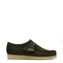 Clarks Scarpa Wallabee Forest Green Suede - 1