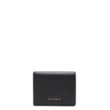 Coccinelle Portafoglio Piccolo Metallic Soft Noir - 1