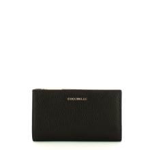 Coccinelle Portafoglio Metallic Soft Noir - 1