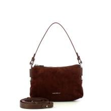 Coccinelle Borsa a mano Mini Bag Rebekka Suede Brunette - 4