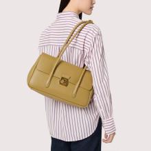 Coccinelle Borsa a spalla C-Me Lock Sandshell - 5