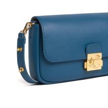 Coccinelle Borsa a tracolla C-Me Lock Mini Deep Blue - 3
