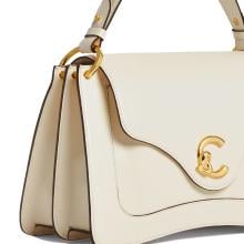 Coccinelle Borsa a mano C-Me Calf Cocker Medium Pearl - 4