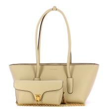 Coccinelle Shopper Double Beat Sandshell - 4