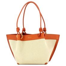 Coccinelle Shopper Finn canvas Natural Crab - 1