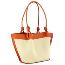 Coccinelle Shopper Finn canvas Natural Crab - 2