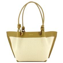 Coccinelle Shopper Finn canvas Natural Seagrass - 1