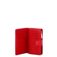 Coccinelle Portafoglio Medio Metallic Soft Scarlet - 3