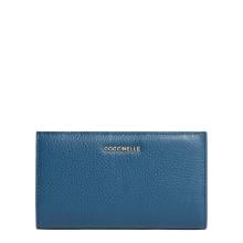 Coccinelle Portafoglio Metallic Soft Deep Blue - 1
