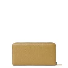 Coccinelle Portafoglio Metallic Soft Zip Around Seagrass - 2