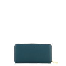 Coccinelle Portafoglio Metallic Soft Zip Around Deep Blue - 2
