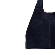 Coccinelle Borsa a spalla C-Easy Suede Midnight Blue - 3