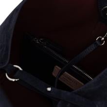 Coccinelle Borsa a spalla C-Easy Suede Midnight Blue - 4