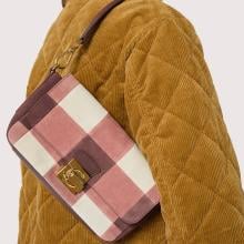 Coccinelle C-Me Lock suede Medium Multi Winter Rose Berry - 2