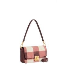 Coccinelle C-Me Lock suede Medium Multi Winter Rose Berry - 3