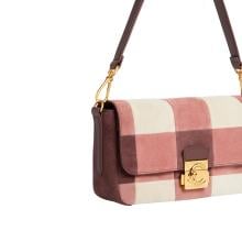 Coccinelle C-Me Lock suede Medium Multi Winter Rose Berry - 5