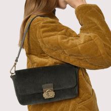 Coccinelle C-Me Lock Curduroy Medium Fango - 2