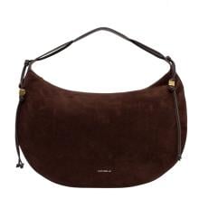 Coccinelle Hobo Thess suede Large Brunette - 1