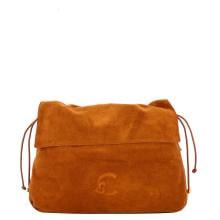 Coccinelle Borsa a spalla Lidia Suede Medium Cognac - 1