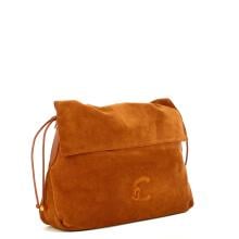Coccinelle Borsa a spalla Lidia Suede Medium Cognac - 2