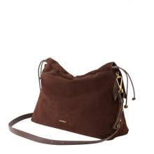 Coccinelle Borsa a spalla Lidia Suede Medium Brunette - 4