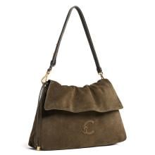 Coccinelle Borsa a spalla Lidia Suede Medium Fango - 2