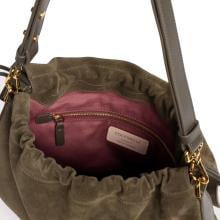 Coccinelle Borsa a spalla Lidia Suede Small Fango - 4