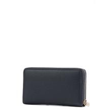 Coccinelle Portafoglio Metallic Soft Large Zip Around Midnight Blue - 3
