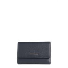 Coccinelle Portafoglio Medio Metallic Soft Midnight Blue - 1