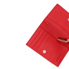 Coccinelle Portafoglio Metallic Soft Small Scarlet - 3