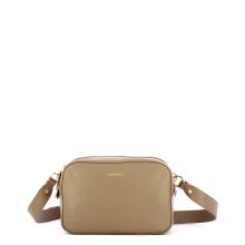 Coccinelle Alpha tracollina doppia zip Warm Taupe - E1GTP150285 N59 - 1