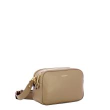 Coccinelle Alpha tracollina doppia zip Warm Taupe - E1GTP150285 N59 - 2