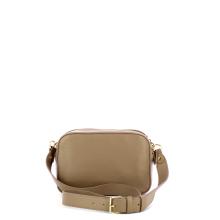 Coccinelle Alpha tracollina doppia zip Warm Taupe - E1GTP150285 N59 - 3
