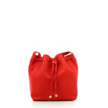 Leather Shoulder Bag-ROSSO215-UN