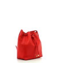 Leather Shoulder Bag-ROSSO215-UN