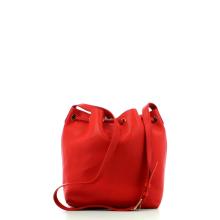 Leather Shoulder Bag-ROSSO215-UN