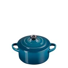 Le Creuset Mini Coccotte Rotonda 10 cm Deep Teal - 2