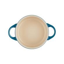 Le Creuset Mini Coccotte Rotonda 10 cm Deep Teal - 5