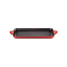 Le Creuset Grill Rettangolare Tradition 32 cm Ciliegia - 1