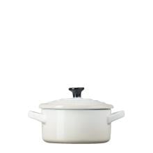 Le Creuset Mini Coccotte Rotonda 10 cm Meringue - 3