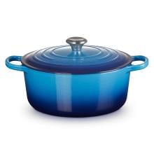 Le Creuset Cocotte Rotonda Evolution 28 cm Azure Blu - 1